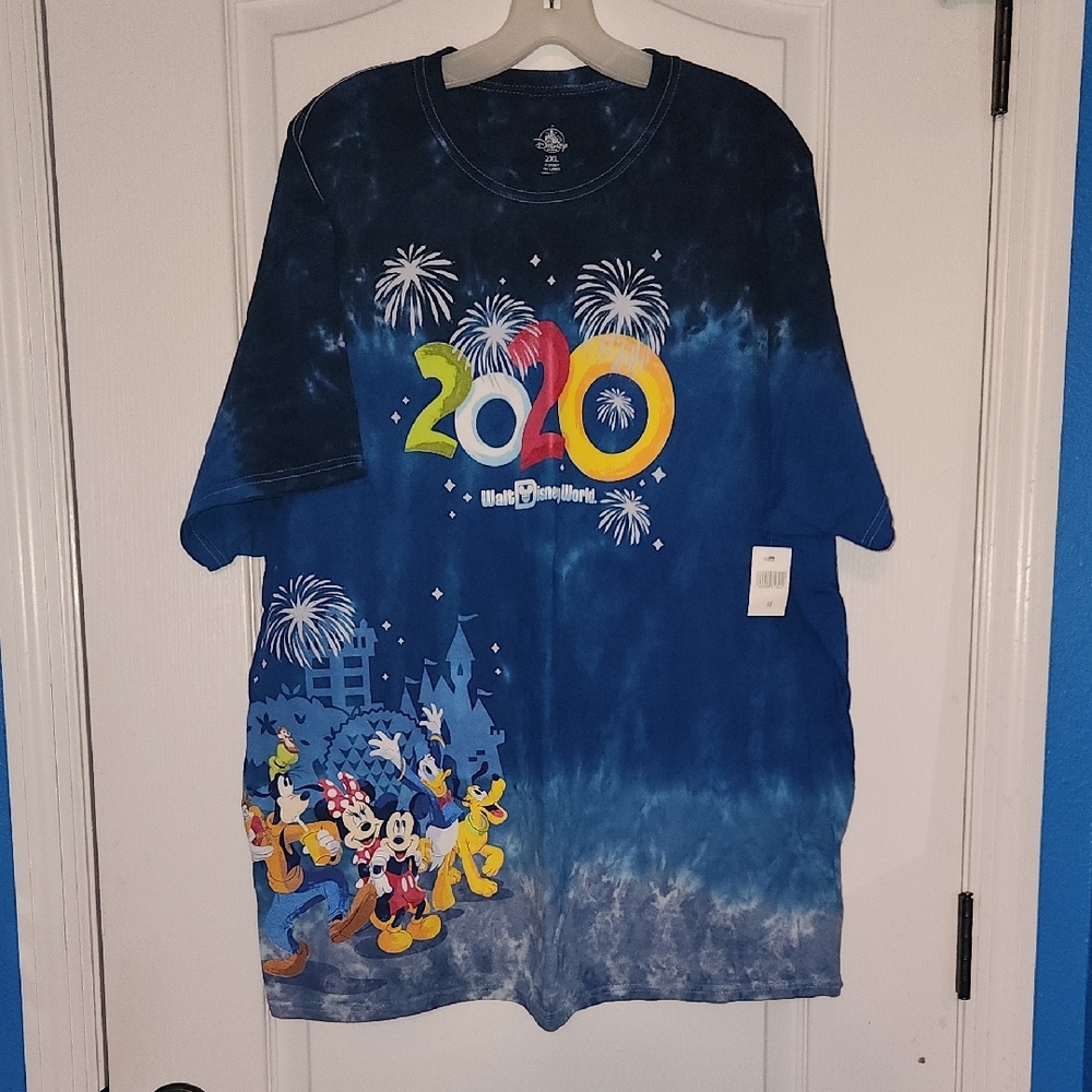 NWT Disney Parks 2020 Blue Graphic T-Shirt